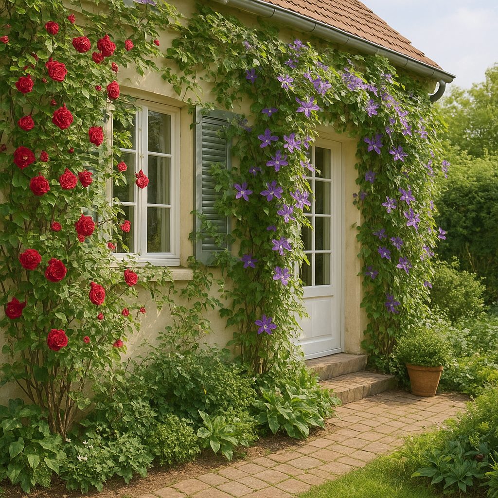Ogrodowe rośliny pnące – jak je posadzić, by ozdobiły przestrzeń wokół domu.