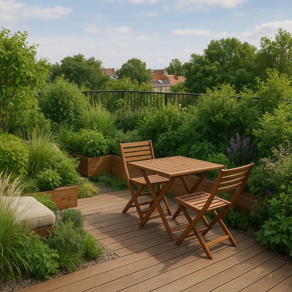 Ogród na dachu – jak stworzyć zieloną przestrzeń na tarasie lub balkonie?