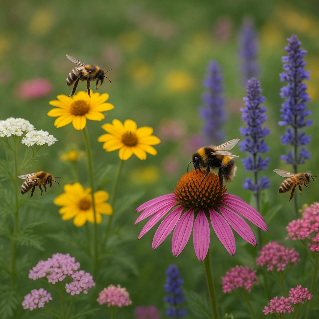 Przewodnik po roślinach miododajnych – jak stworzyć ogród przyjazny dla pszczół.