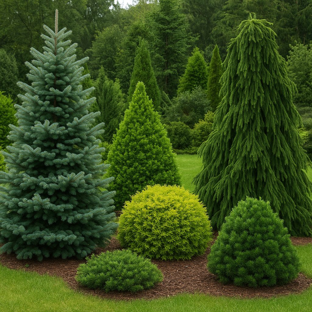 Jakie drzewa iglaste nadają się do ogrodu, by stworzyć zimozieloną przestrzeń?