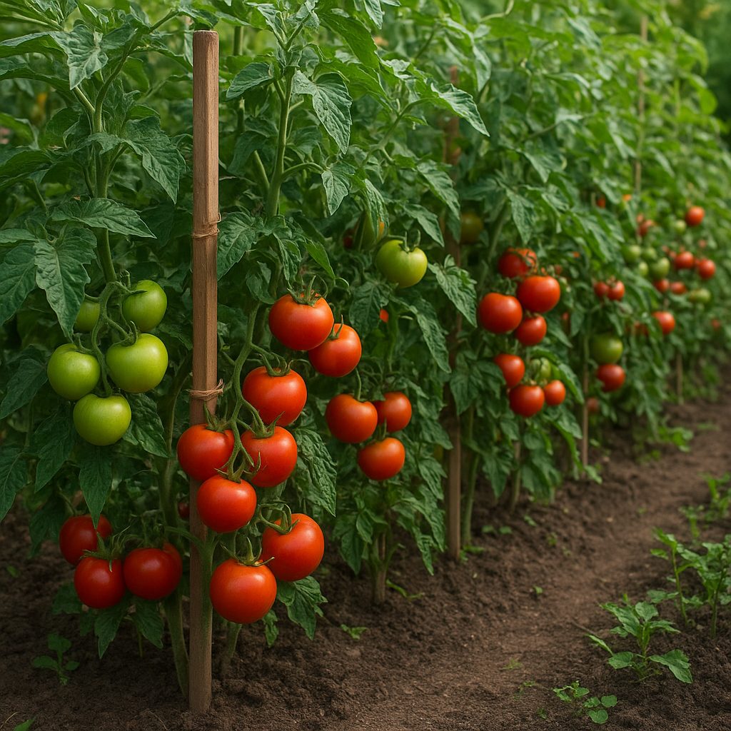 Uprawa pomidorów w ogrodzie – jak osiągnąć zdrowe i obfite plony.