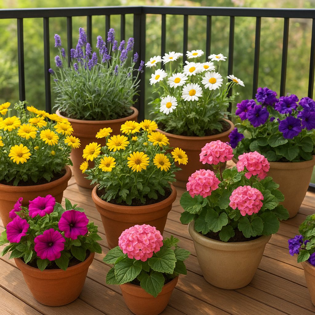 Jakie kwiaty na taras wiosną – najlepsze rośliny do doniczek na balkon?