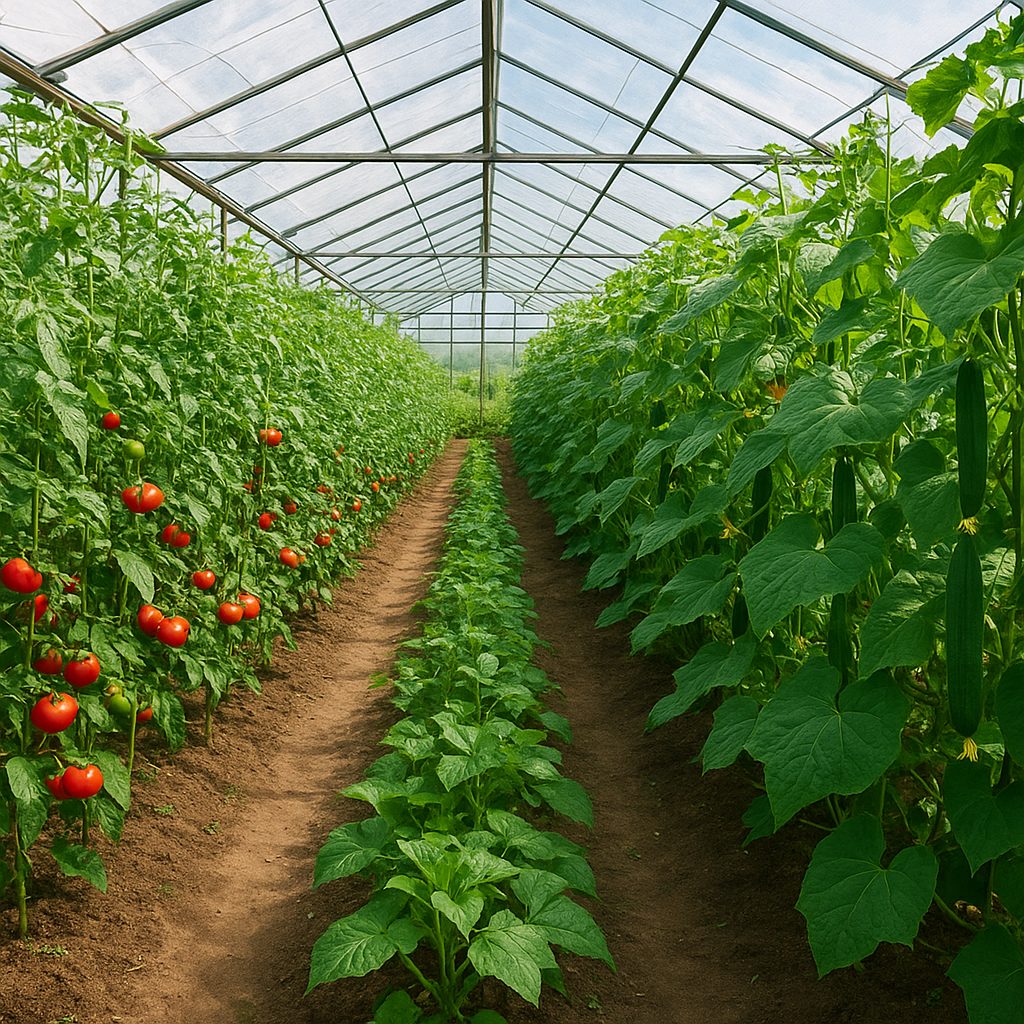 Uprawa warzyw w szklarni – jak zorganizować przestrzeń i dbać o plony.