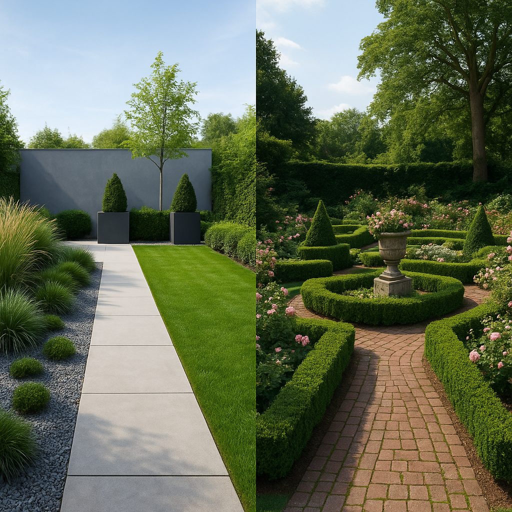 Sztuka komponowania ogrodów w różnych stylach – od nowoczesnego po klasyczny.