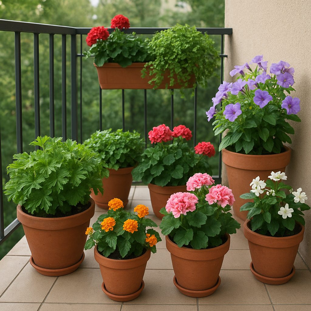 Jakie rośliny na balkon na lato – idealne rośliny do doniczek?