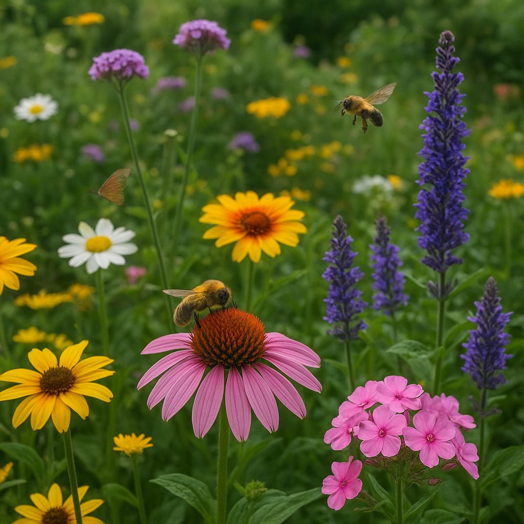 Jakie kwiaty posadzić w ogrodzie, by zapewnić zapylanie przez owady?