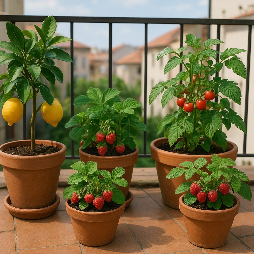 Jakie rośliny owocowe najlepiej rosną w doniczkach na balkonie?