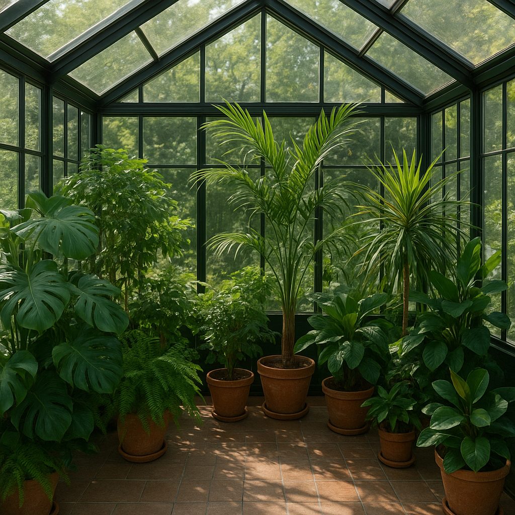 Jakie rośliny do ogrodu zimowego – idealne rośliny do przestrzeni z przeszklonym dachem.