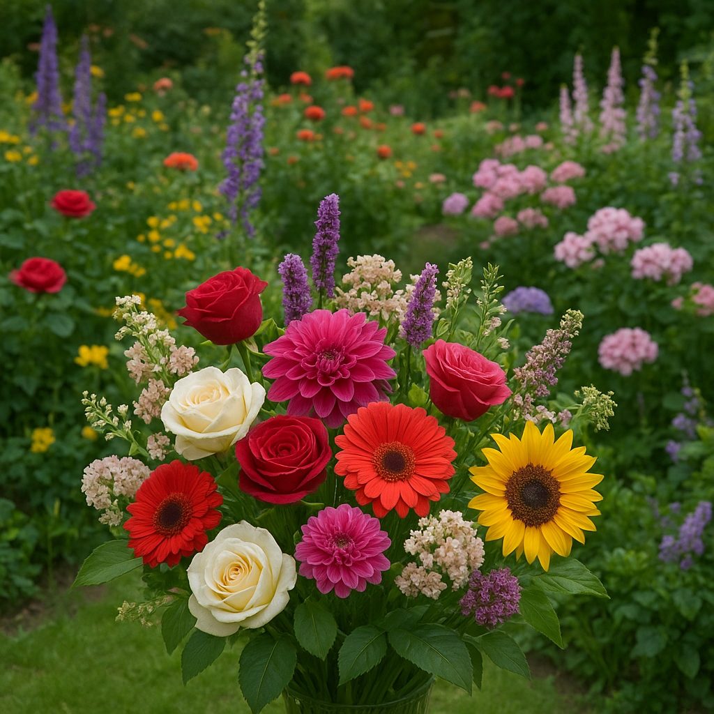 Jakie kwiaty najlepiej nadają się do cięcia w ogrodzie na bukiety?