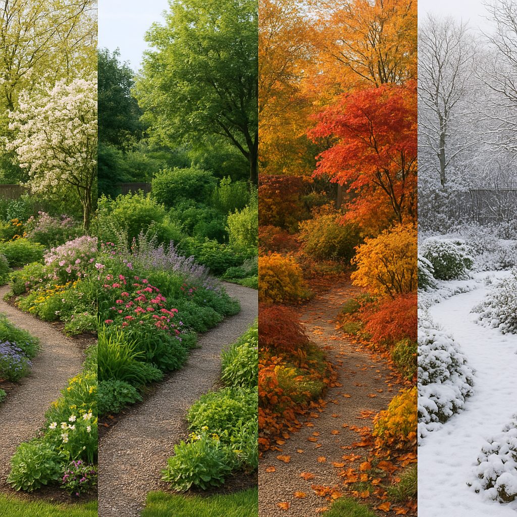 Ogród na każdym etapie – jak zaplanować przestrzeń w różnych porach roku?