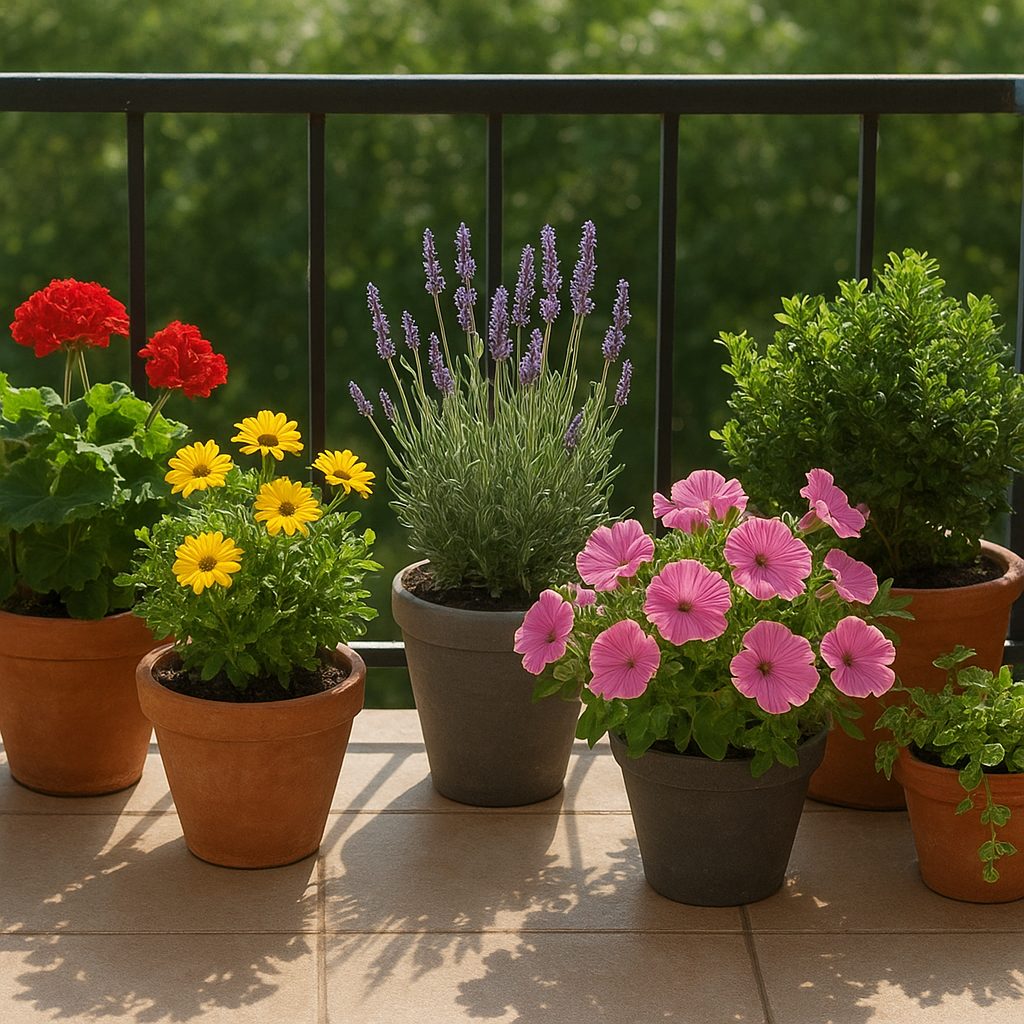 Jakie rośliny sprawdzą się na balkonach w pełnym słońcu?