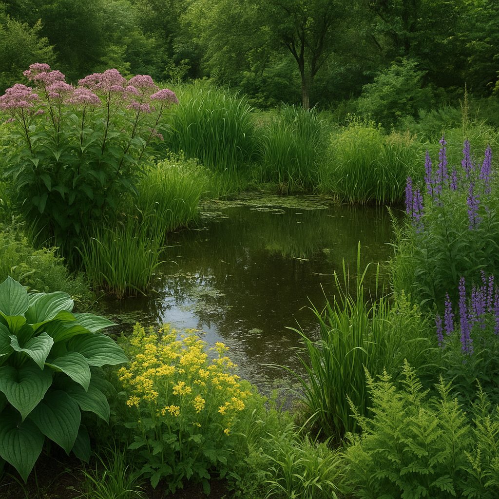 Jakie rośliny wybrać do ogrodu na tereny podmokłe?